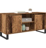 VidaXL TV-kast Oud Hout 104 x 35 x 50 cm Bewerkt hout