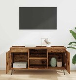 VidaXL TV-kast Oud Hout 104 x 35 x 50 cm Bewerkt hout