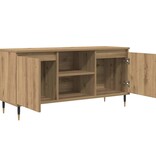 VidaXL TV-kast Artisan Eiken 104 x 35 x 50 cm Bewerkt hout