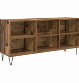 VidaXL TV-kast Oud Hout 103,5 x 30 x 50 cm Bewerkt hout