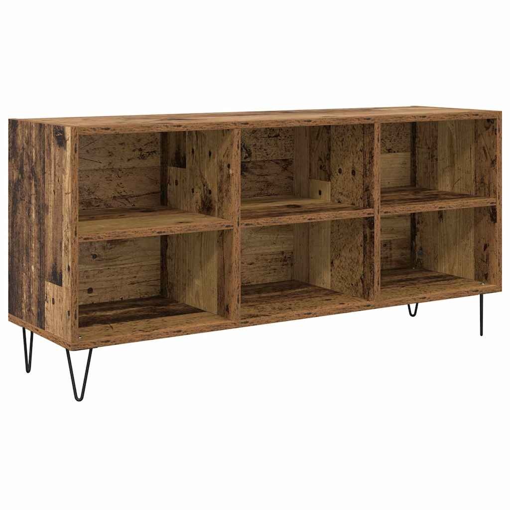 VidaXL TV-kast Oud Hout 103,5 x 30 x 50 cm Bewerkt hout