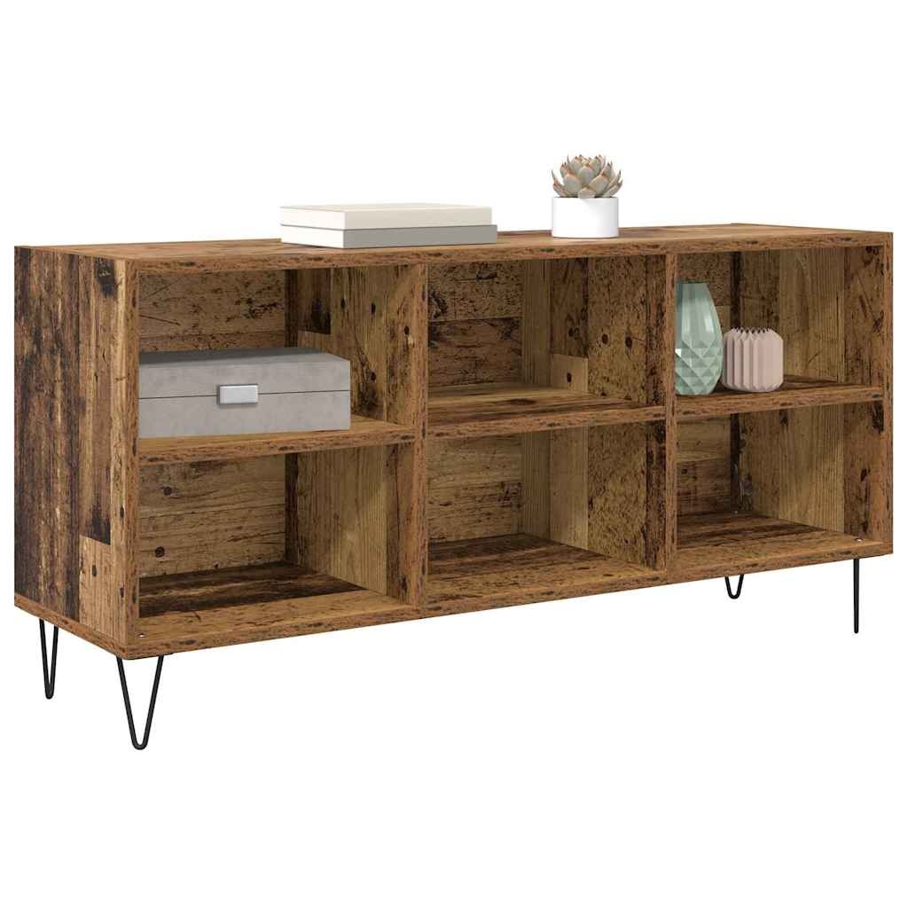 VidaXL TV-kast Oud Hout 103,5 x 30 x 50 cm Bewerkt hout