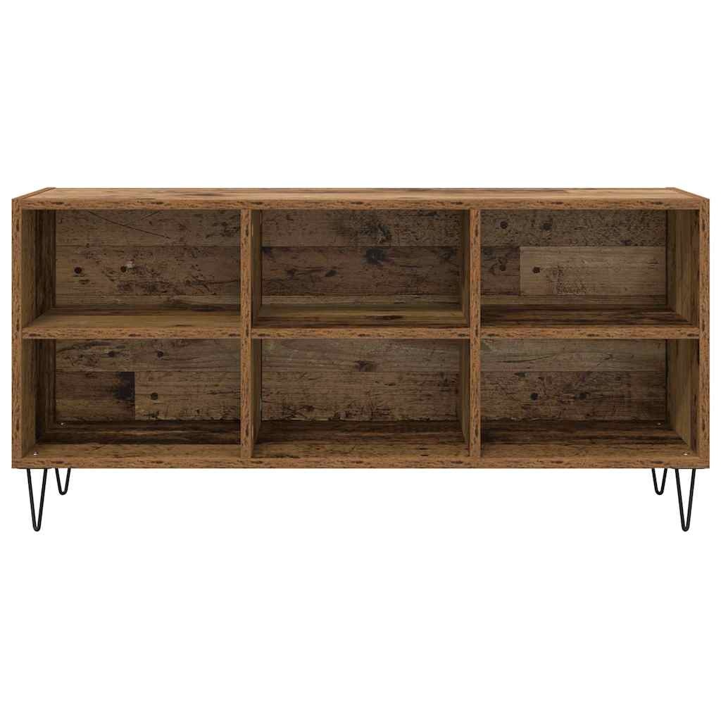 VidaXL TV-kast Oud Hout 103,5 x 30 x 50 cm Bewerkt hout