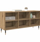 VidaXL TV-kast Artisan Eiken 103,5 x 30 x 50 cm Bewerkt hout