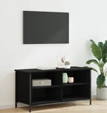 VidaXL TV-kast Zwart Eiken 100 x 40 x 50 cm Bewerkt hout