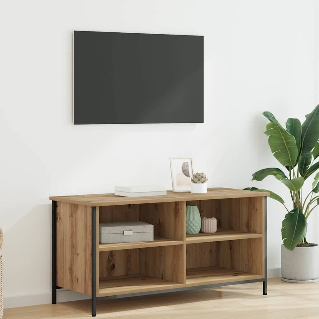 VidaXL TV-kast Artisan Eiken 100 x 40 x 50 cm Bewerkt hout