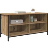 VidaXL TV-kast Artisan Eiken 100 x 40 x 50 cm Bewerkt hout