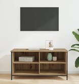 VidaXL TV-kast Artisan Eiken 100 x 40 x 50 cm Bewerkt hout