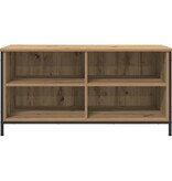 VidaXL TV-kast Artisan Eiken 100 x 40 x 50 cm Bewerkt hout