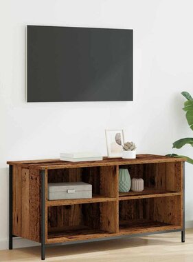 VidaXL TV-kast Oud Hout 100 x 40 x 50 cm Bewerkt hout