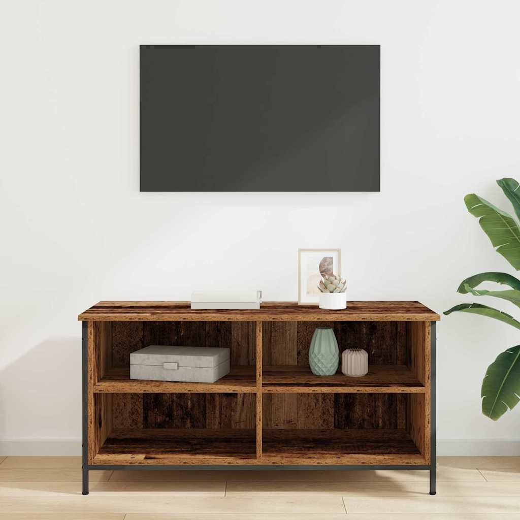 VidaXL TV-kast Oud Hout 100 x 40 x 50 cm Bewerkt hout