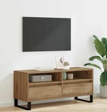 VidaXL TV-kast met lade Artisan Eiken 100 x 34,5 x 44,5 cm