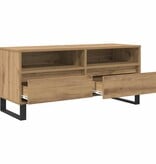 VidaXL TV-kast met lade Artisan Eiken 100 x 34,5 x 44,5 cm