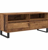 VidaXL TV-kast Oud Hout 100 x 34,5 x 44,5 cm Gemonteerd hout en ijzer