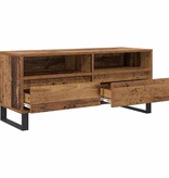 VidaXL TV-kast Oud Hout 100 x 34,5 x 44,5 cm Gemonteerd hout en ijzer