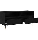 VidaXL TV-kast met lade Zwart Eiken 100 x 34,5 x 44,5 cm
