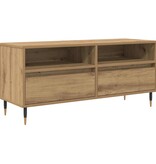 VidaXL TV-kast met lade Artisan Eiken 100 x 34,5 x 44,5 cm