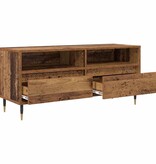 VidaXL TV-kast Oud Hout 100 x 34,5 x 44,5 cm Gemonteerd hout en ijzer