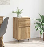 VidaXL Dressoir Artisan Eiken 40 x 35 x 70 cm Gemonteerd hout en ijzer