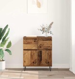 VidaXL Dressoir Oud Hout 60 x 35 x 70 cm Gemonteerd hout en ijzer