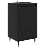 VidaXL Dressoir 2 pcs Zwart Eiken 40 x 35 x 70 cm