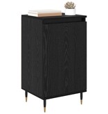 VidaXL Dressoir 2 pcs Zwart Eiken 40 x 35 x 70 cm