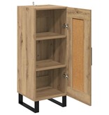 VidaXL Dressoir Artisan Eiken 34,5 x 34 x 90 cm