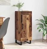 VidaXL Dressoir Oud Hout 34,5 x 34 x 90 cm Gemonteerd hout en ijzer