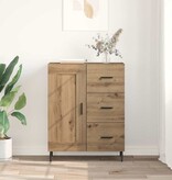 VidaXL Dressoir met lade Artisan Eiken 69,5 x 34 x 90 cm