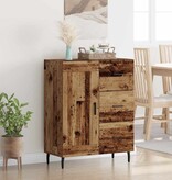 VidaXL Dressoir Oud Hout 69,5 x 34 x 90 cm Gemonteerd hout en ijzer