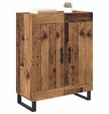 VidaXL Dressoir Oud Hout 69,5 x 34 x 90 cm Gemonteerd hout en ijzer