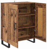 VidaXL Dressoir Oud Hout 69,5 x 34 x 90 cm Gemonteerd hout en ijzer