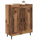 VidaXL Dressoir Oud Hout 69,5 x 34 x 90 cm Gemonteerd hout en ijzer