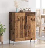 VidaXL Dressoir Oud Hout 69,5 x 34 x 90 cm Gemonteerd hout en ijzer