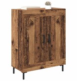 VidaXL Dressoir Oud Hout 69,5 x 34 x 90 cm Gemonteerd hout en ijzer