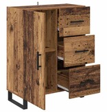 VidaXL Dressoir Oud Hout 69,5 x 34 x 90 cm Gemonteerd hout en ijzer