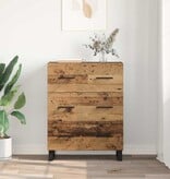 VidaXL Dressoir Oud Hout 69,5 x 34 x 90 cm Gemonteerd hout en ijzer