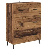 VidaXL Dressoir Oud Hout 69,5 x 34 x 90 cm Gemonteerd hout en ijzer