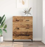 VidaXL Dressoir Oud Hout 69,5 x 34 x 90 cm Gemonteerd hout en ijzer