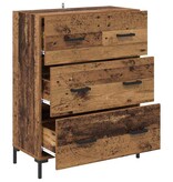 VidaXL Dressoir Oud Hout 69,5 x 34 x 90 cm Gemonteerd hout en ijzer