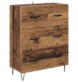 VidaXL Dressoir Oud Hout 69,5 x 34 x 90 cm Gemonteerd hout en ijzer