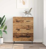 VidaXL Dressoir Oud Hout 69,5 x 34 x 90 cm Gemonteerd hout en ijzer