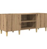 VidaXL Platenkast Artisan Eiken 121 x 38 x 48 cm Bewerkt hout