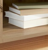 VidaXL Platenkast Artisan Eiken 121 x 38 x 48 cm Bewerkt hout