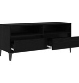 VidaXL TV-kast met lade Zwart Eiken 100 x 34,5 x 44,5 cm