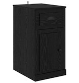 VidaXL Bijzetkast Zwart Eiken 40 x 50 x 75 cm Bewerkt hout