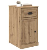 VidaXL Bijzetkast Artisan Eiken 40 x 50 x 75 cm Bewerkt hout