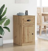 VidaXL Bijzetkast Artisan Eiken 40 x 50 x 75 cm Bewerkt hout