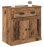 VidaXL Highboard met lade Oud Hout 70 x 35,5 x 67,5 cm Bewerkt hout