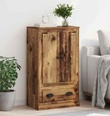 VidaXL Highboard met lade Oud Hout 60 x 35,5 x 103,5 cm Bewerkt hout